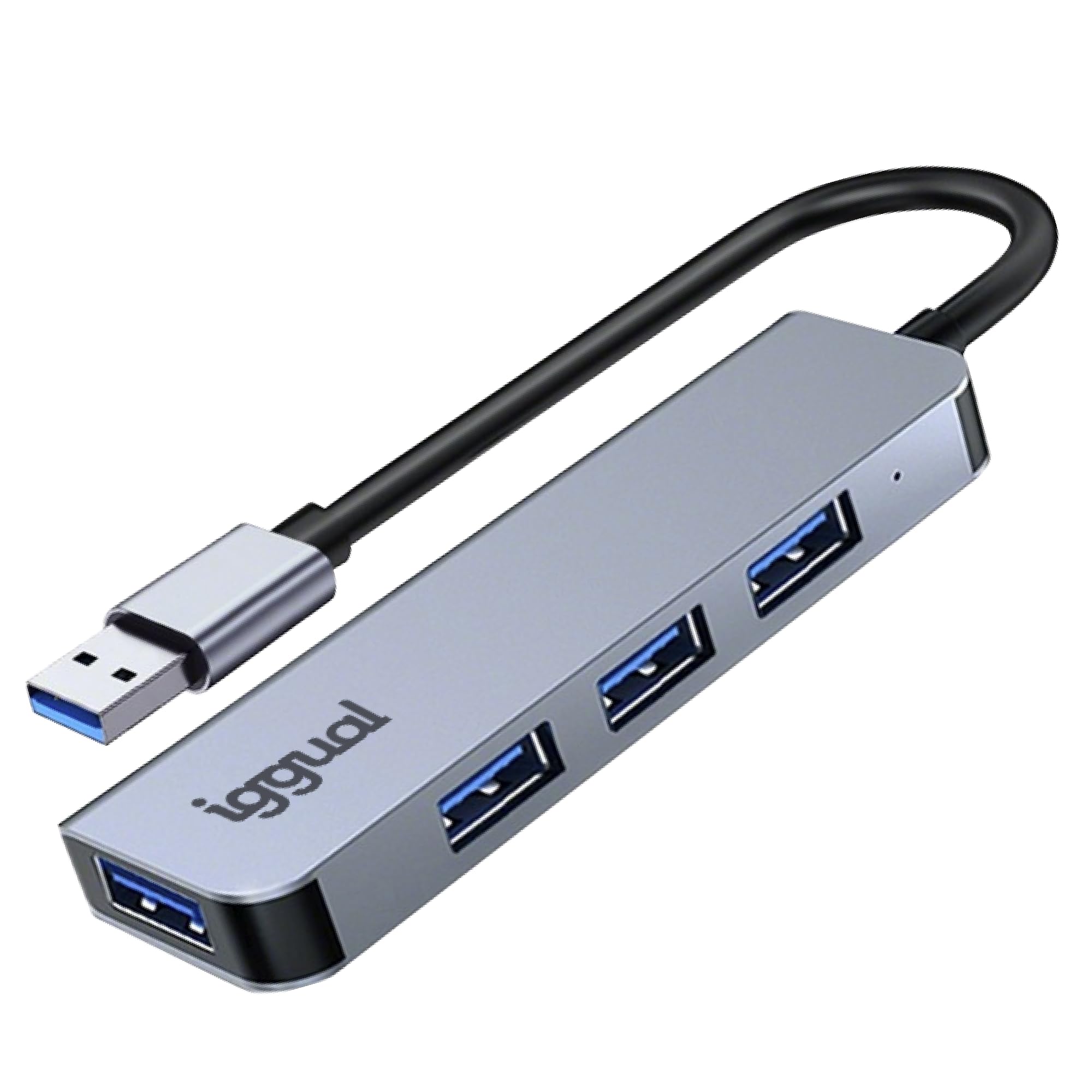 iggual Hub USB-A 3.0 x 4 puertos USB-A 3.0