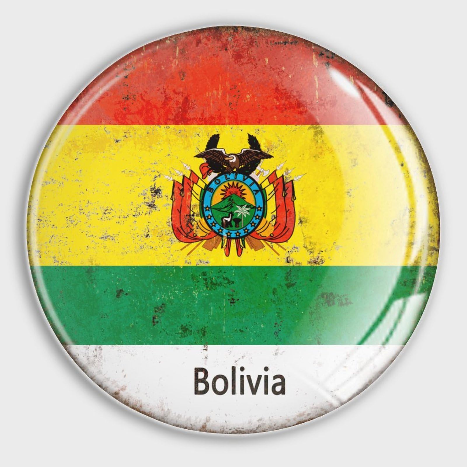 Aimants Bolivie en verre pour décorer la cuisine et le bureau