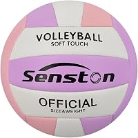 Senston Röplabda 5-ös Méret - Vízálló PVC Strandröplabda Pumpával, Ideális Strandra és Medencéhez, Lila Színben 3