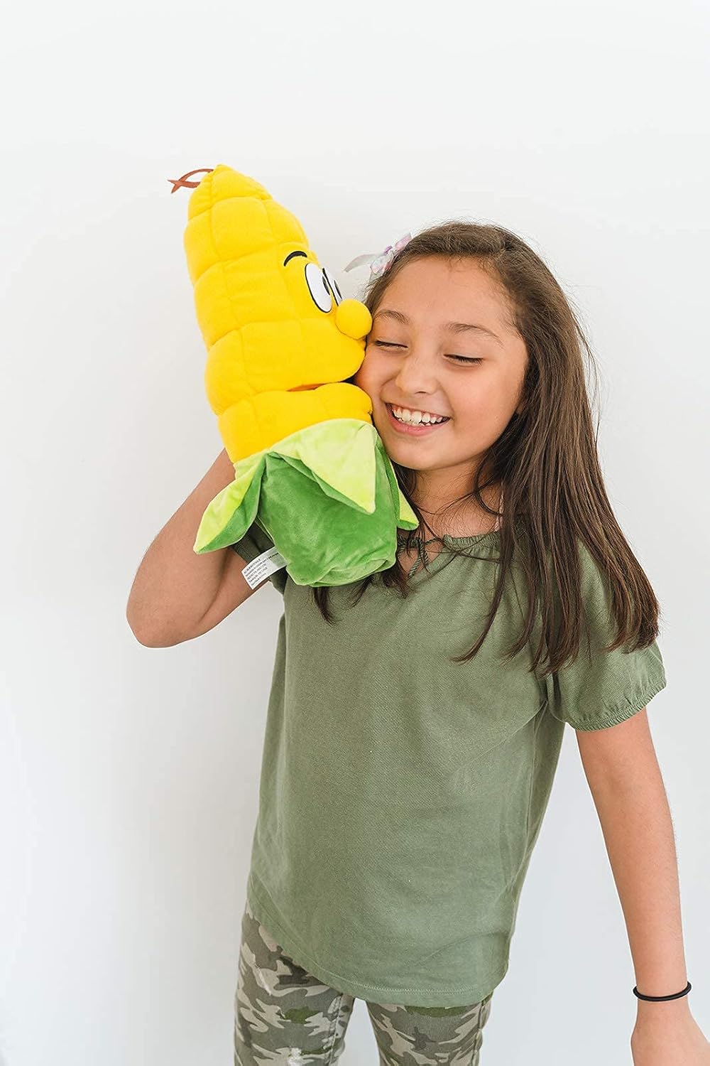 Puppet Pals Corn Cob Hand Puppet – Professional Plush Vegetable Puppet for Kids & Adults, Ideal for Storytelling, Puppetry, and Educational Play
