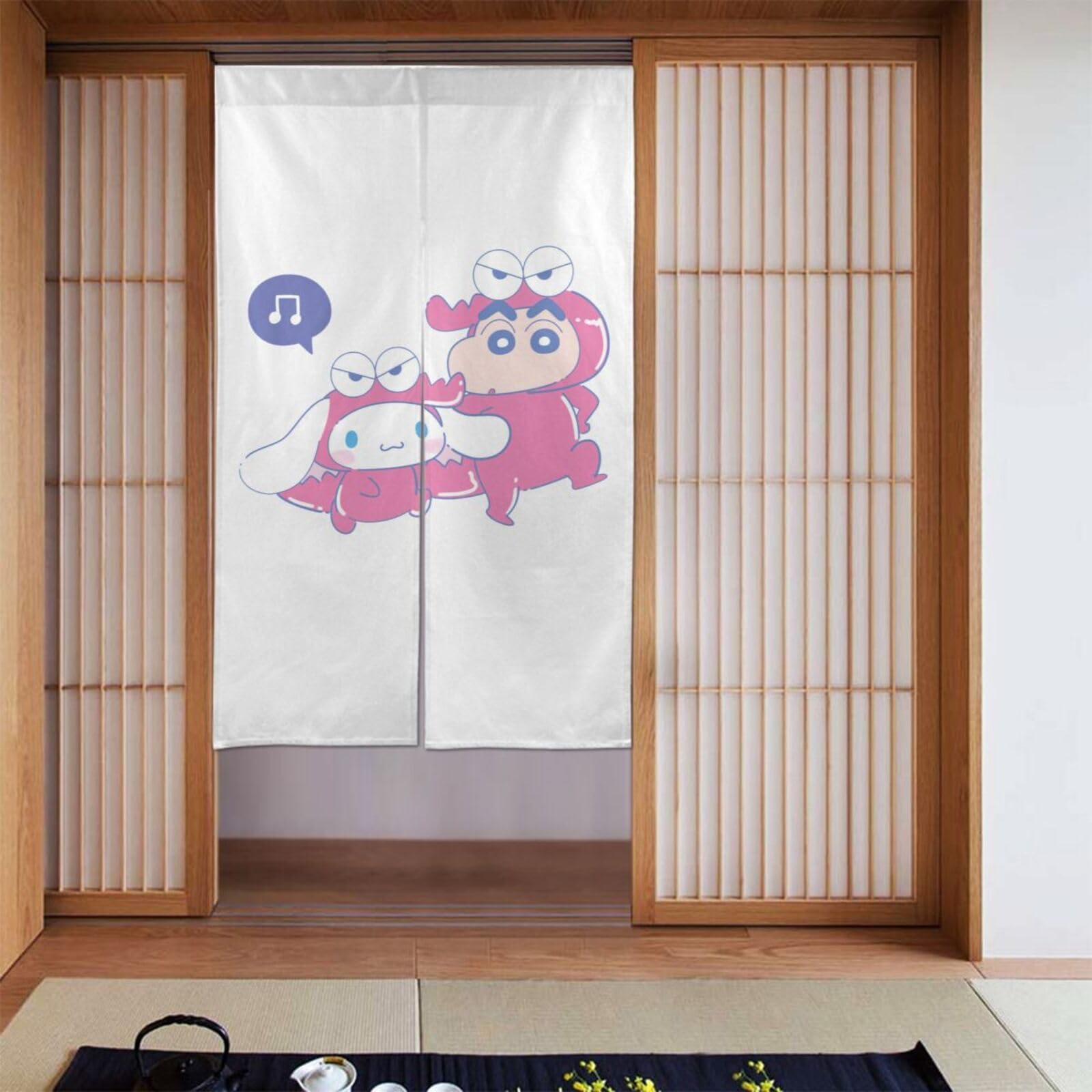 Amazon｜クレヨンしんちゃん ドアカーテン のれん カーテン 遮光