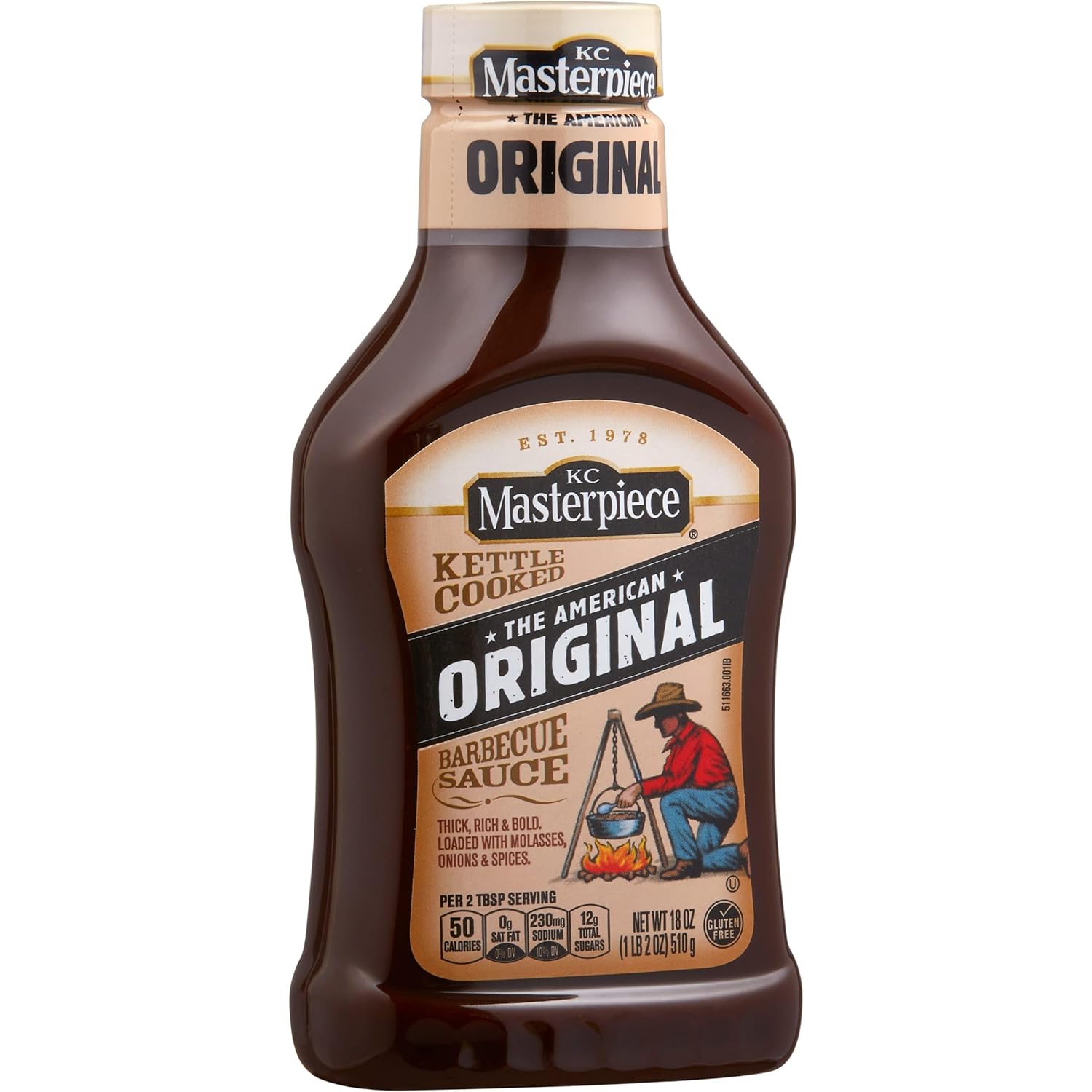 KC Masterpiece Original Barbecue Sauce, 18 Ounces, Package May Vary