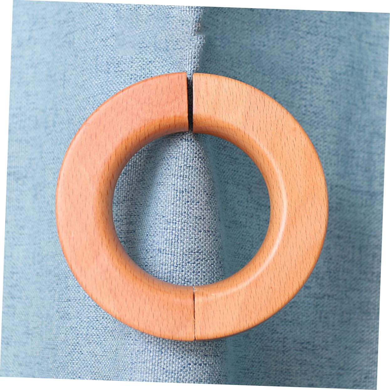Alipis 6pièces Attaches à Rideaux Magnétiques Bois Embrasses Décoratives pour Draps Accessoires De Maison Pratiques