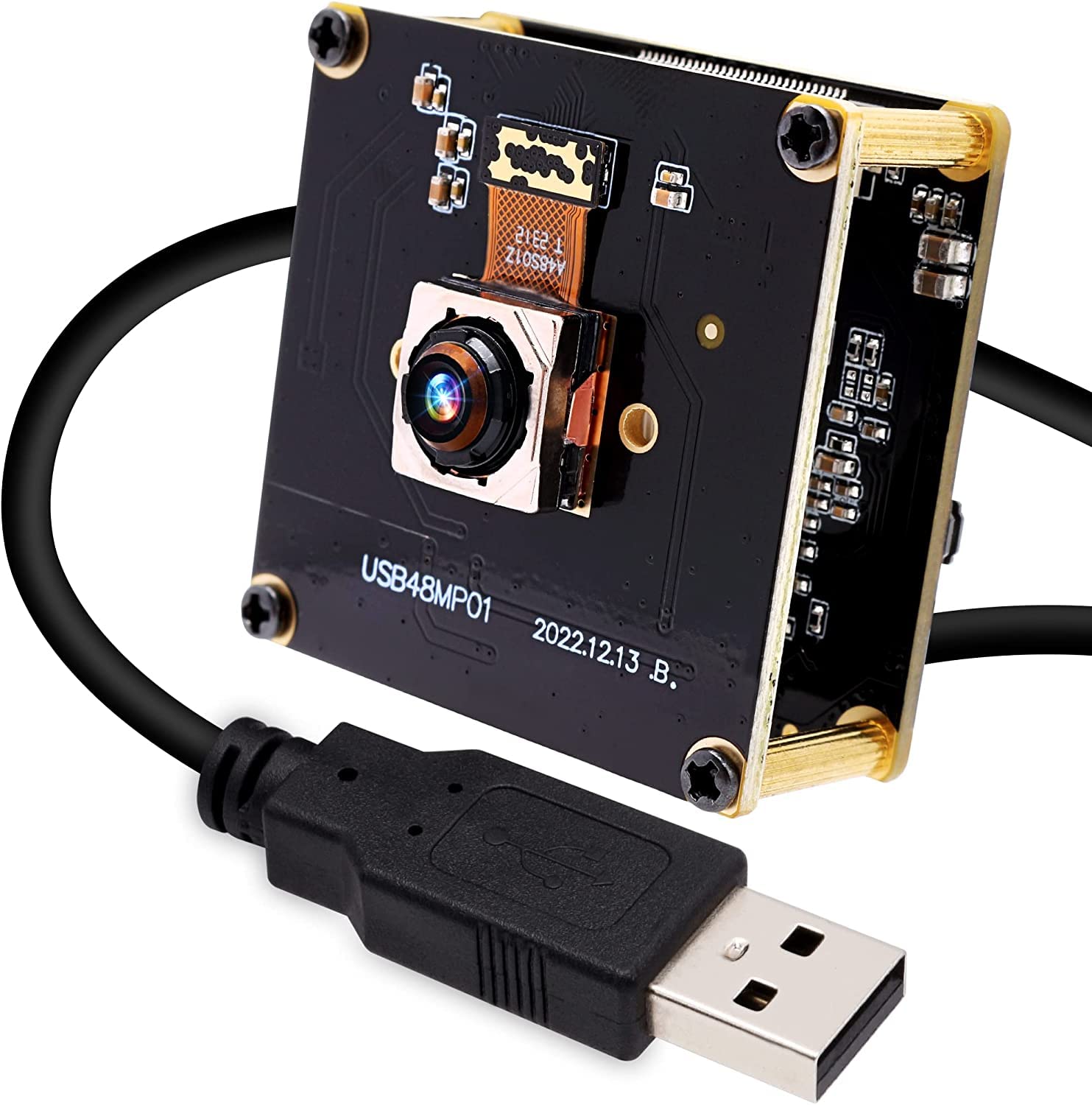 Svpro Modulo fotocamera USB autofocus 48MP scheda industriale fotocamera 8000x6000 ad alta definizione per altimetro, messa a fuoco automatica UVC Plug and Play Camera per Machine Vision
