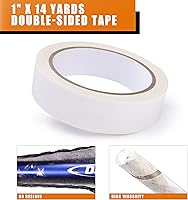 Vista 2 de Kit de reparación profesional para palos de golf, viene con disolvente de golf de 5 onzas, cinta de agarre de 1 pulgada x 134 yardas, 1 hoja