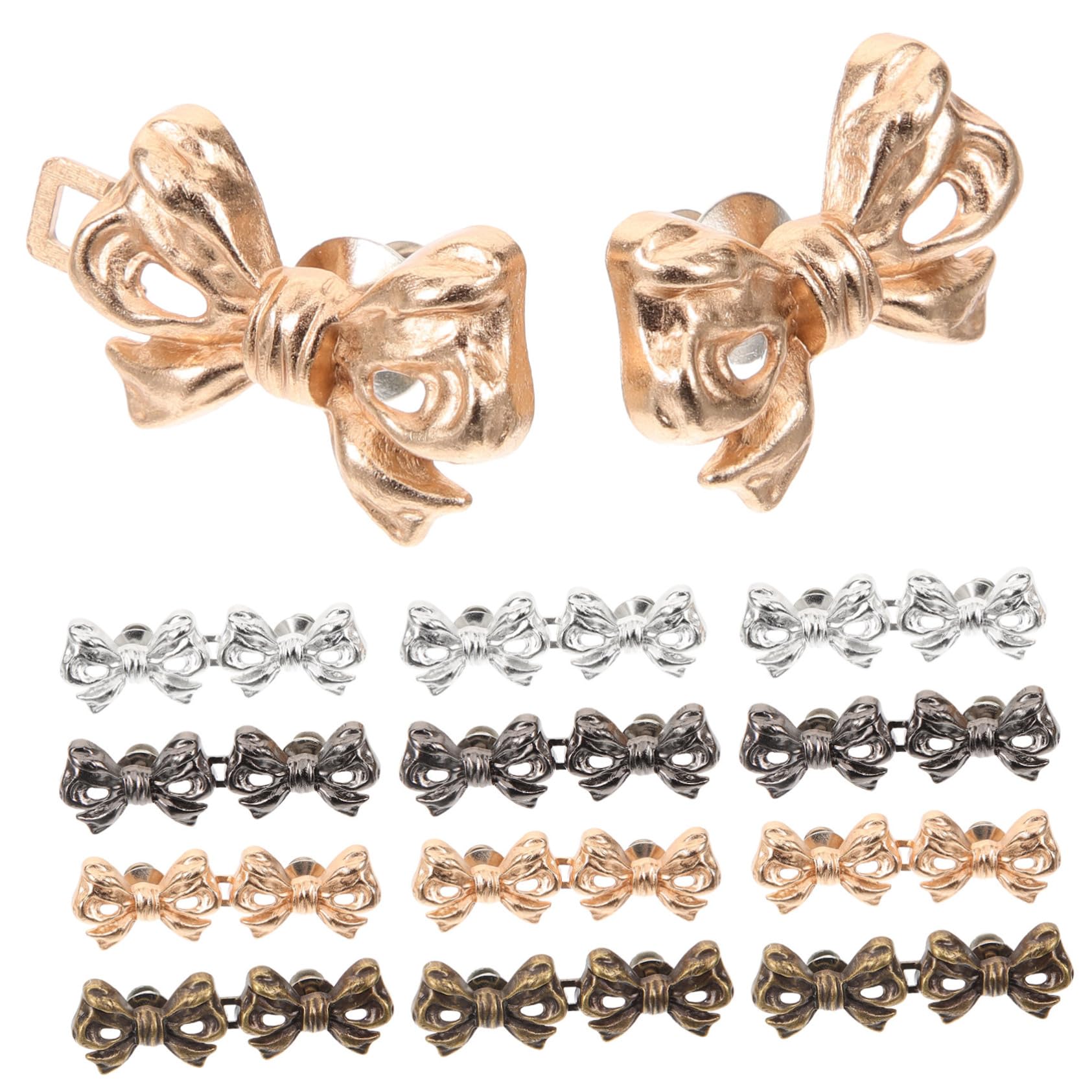 Angoily 5 Series Extensores De Cintura Ajustables De Botones Decorativos Para Clips De Cintura Para Ajustar Ropa Para Jeans Y Faldas 16 Piezas X 5
