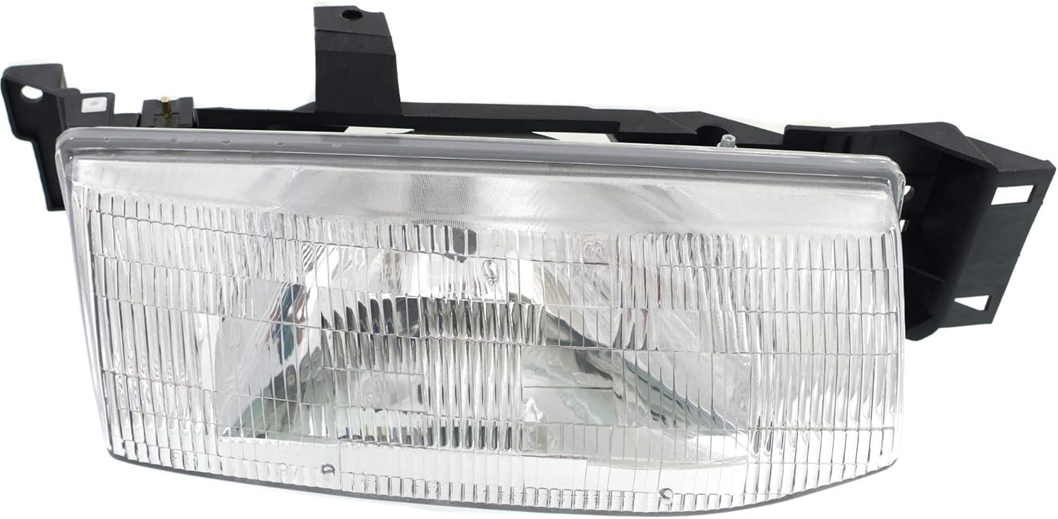 Evan Fischer Passenger Side Headlight for Ford Escort 1991-1996 Halogen With bulb(s) Fits Base, GT, LX, LX Sport, LX-E & Sport Replaces # F1CZ13008A