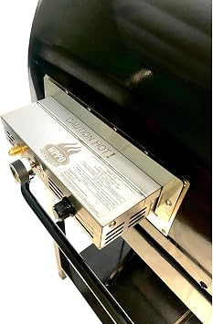 Gas Burner for Dual Fueled Outdoor Oven