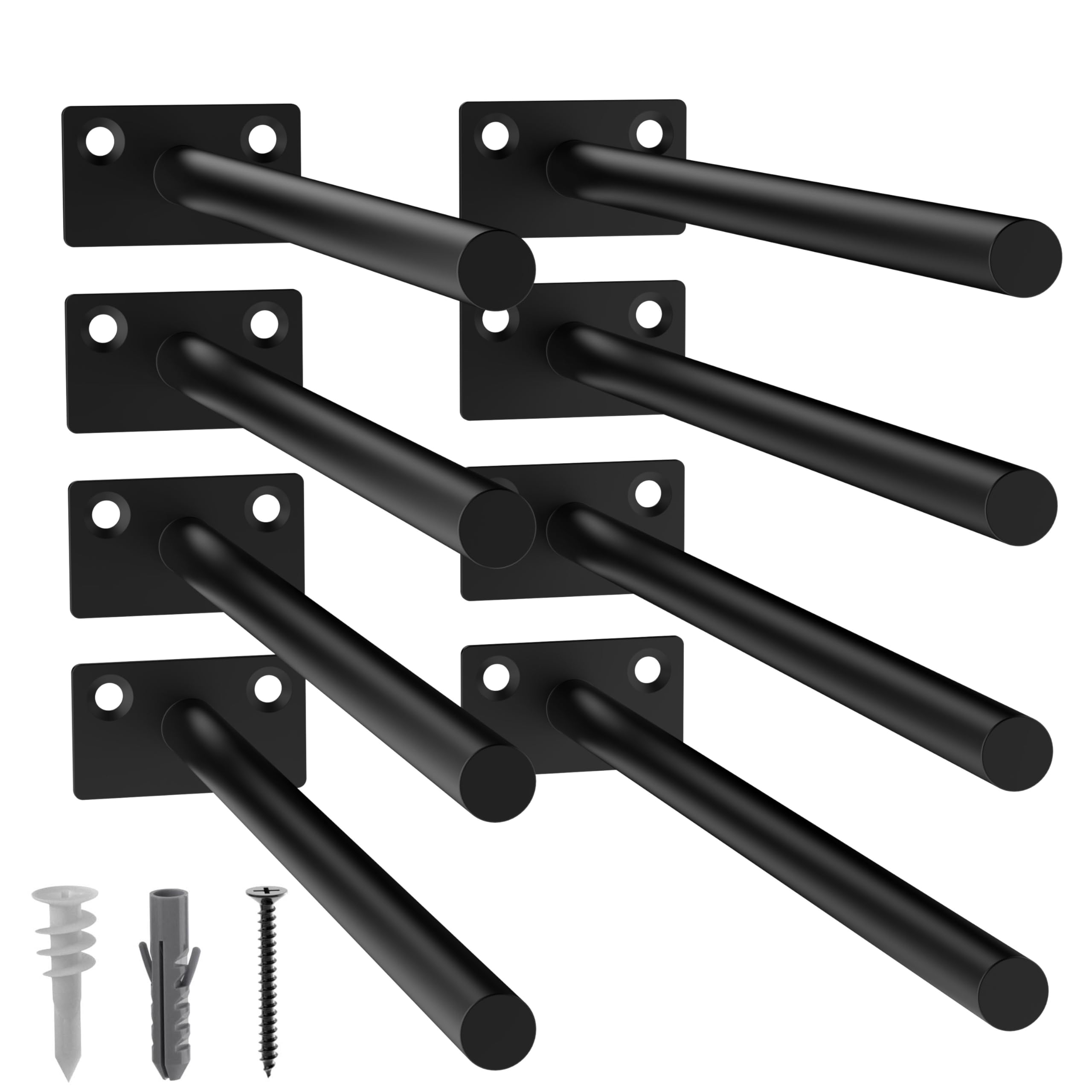 Floating Shelf Brackets - 12 Pack -25 Floating Shelf Brackets - 12 Pack -25