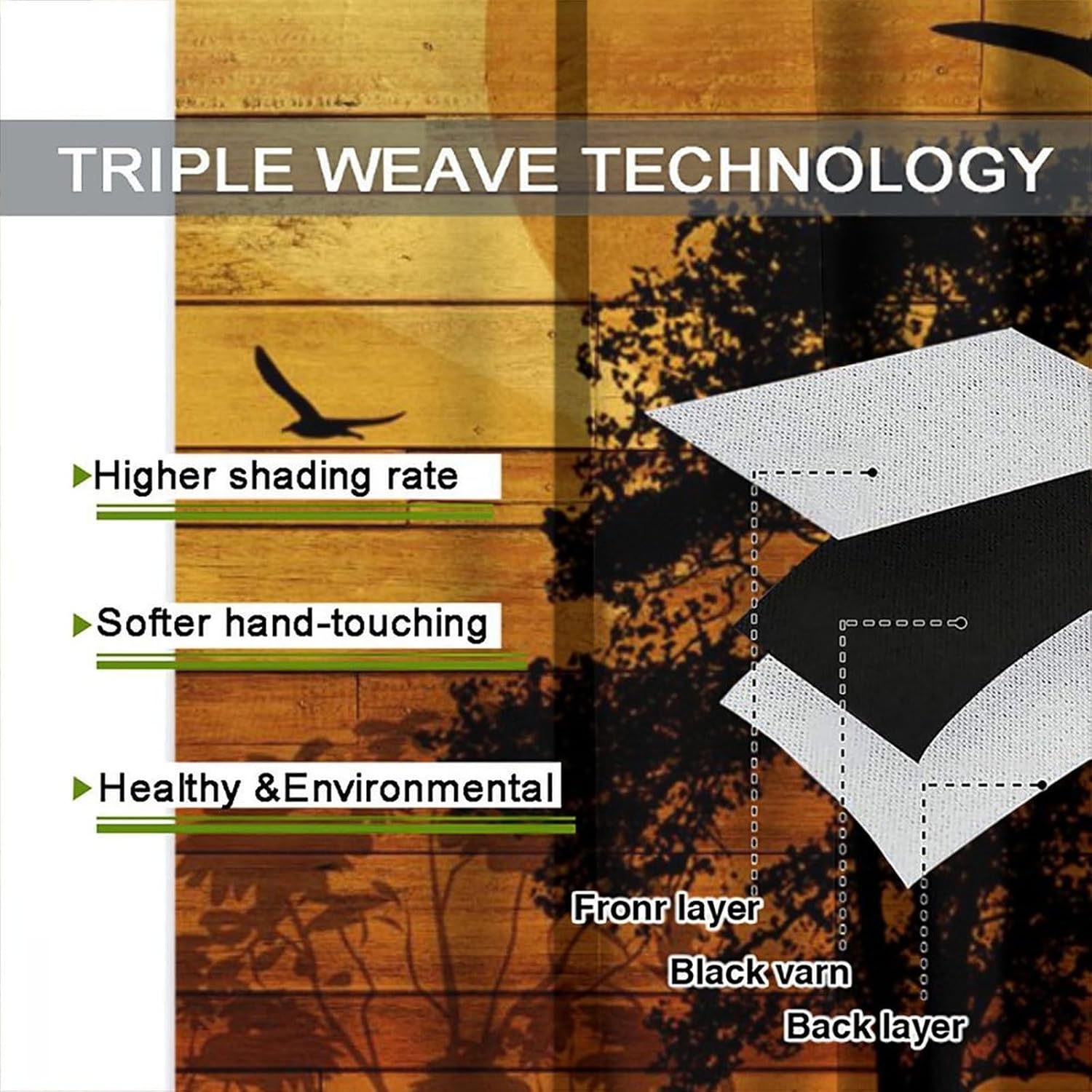 Brebasf Rustic Dinosaur Silhouette Curtains for Living Room Abstract Old Wooden Board Jungle Animals Dino Prints Thermal Insulated Rod Pocket Blackout Curtains/Drapes 2 Panels 84" L x 42" W