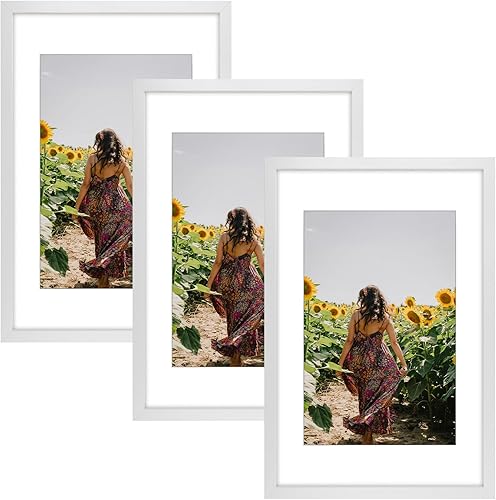 Vista 16 de Frametory, Portarretratos negro de 16 x 20 pulgadas, para fotos de 11 x 14 pulgadas con paspartú, molduras anchas (16 x 20 pulgadas, negro)