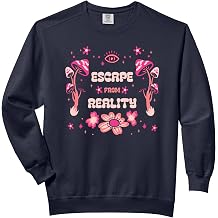 Magic Mushrooms Psychedelic Retro Trip On Shrooms Fungi Men Comfort Colors Adult Sweatshirt