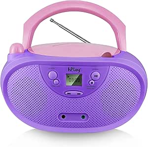 Gummy GC04 Portable CD Player Boombox with AM/FM Radio