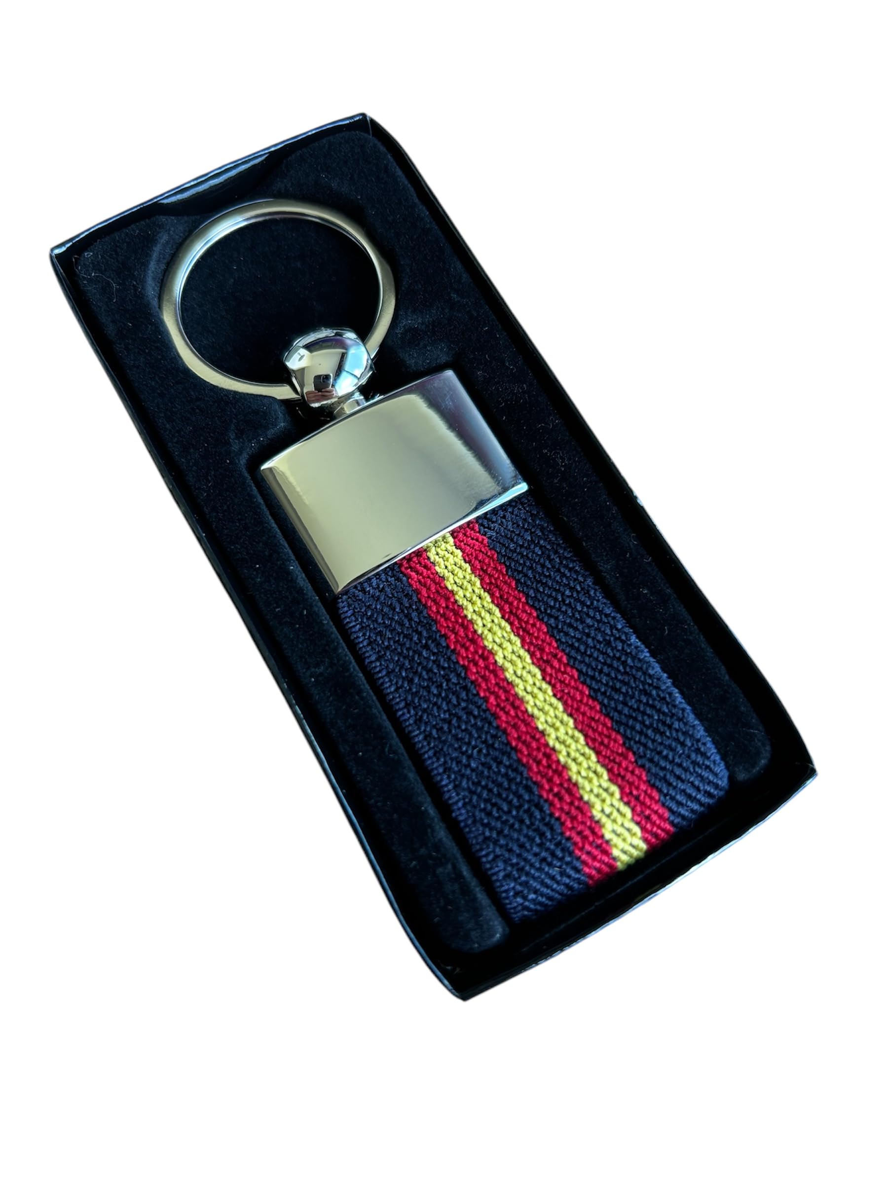 Llavero bandera de España lona para coche moto hombre mujer