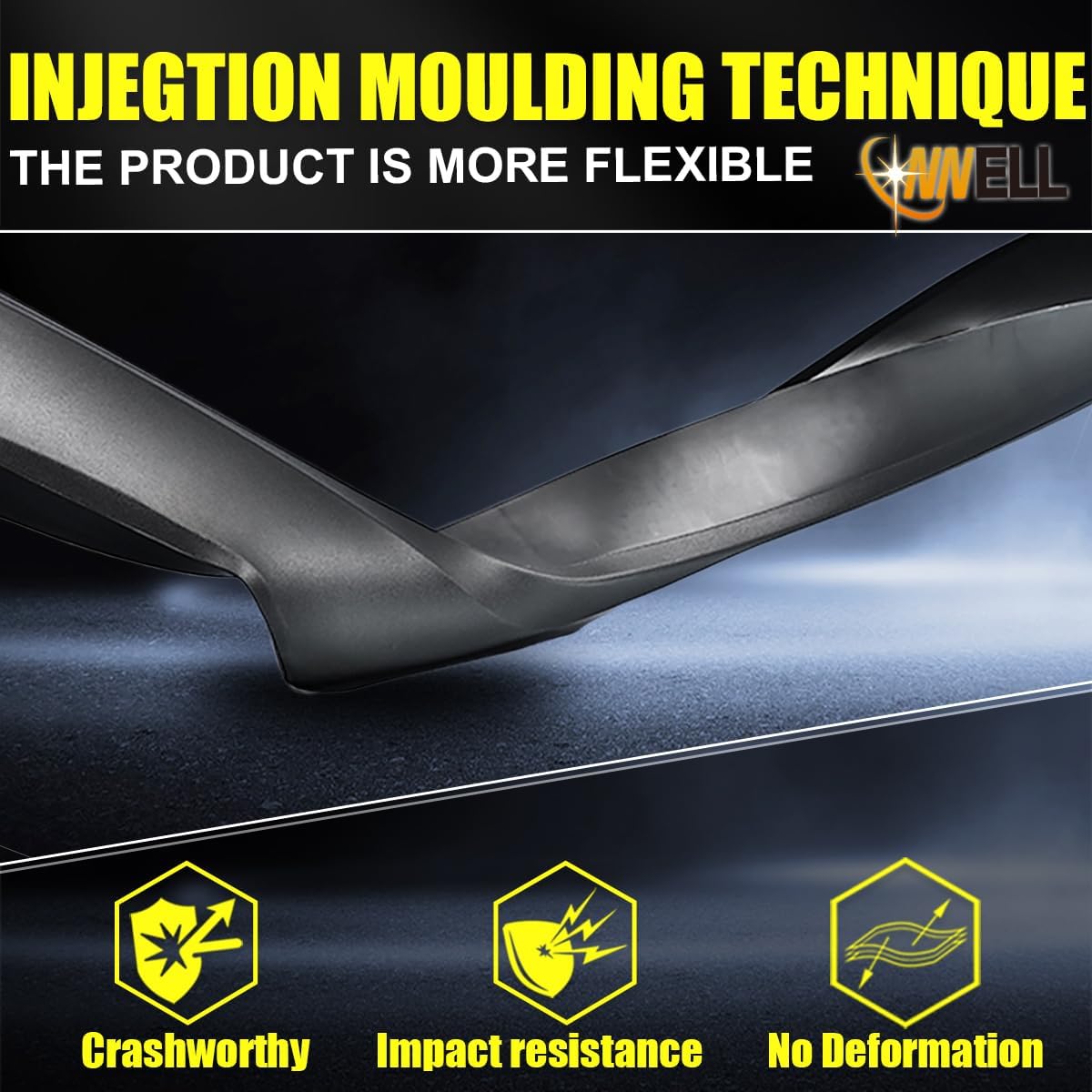 CNNELL Fender Flare Compatible with Toyota RAV4 2019-2021 Front Wheel Black Fender Molding Trim Textured Front Left Driver Side