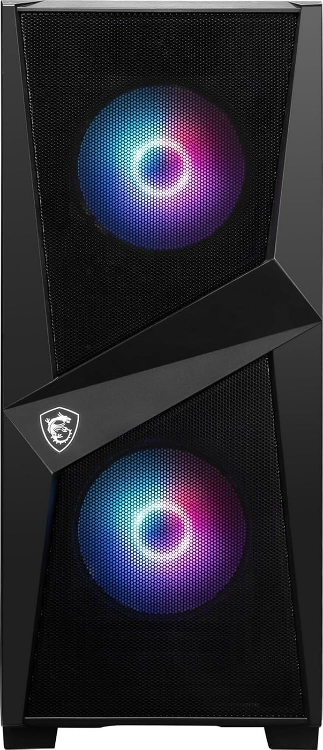 MSI Codex R2 14th C14NUD7-234US Gaming Desktop Computer, Intel Core i7-14700KF 3.4GHz, 32GB RAM, 1TB SSD, NVIDIA GeForce RTX 4060 Ti 8GB, Windows 11 Home, Black