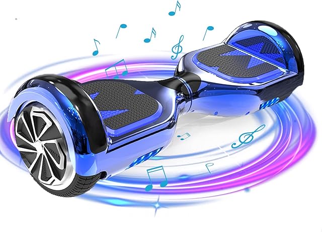 SOUTHERN WOLF Hoverboards, 6.5 Inch Self Balancing Scooter with Bluetooth Speaker &LED Lights Best Gifts For Kids