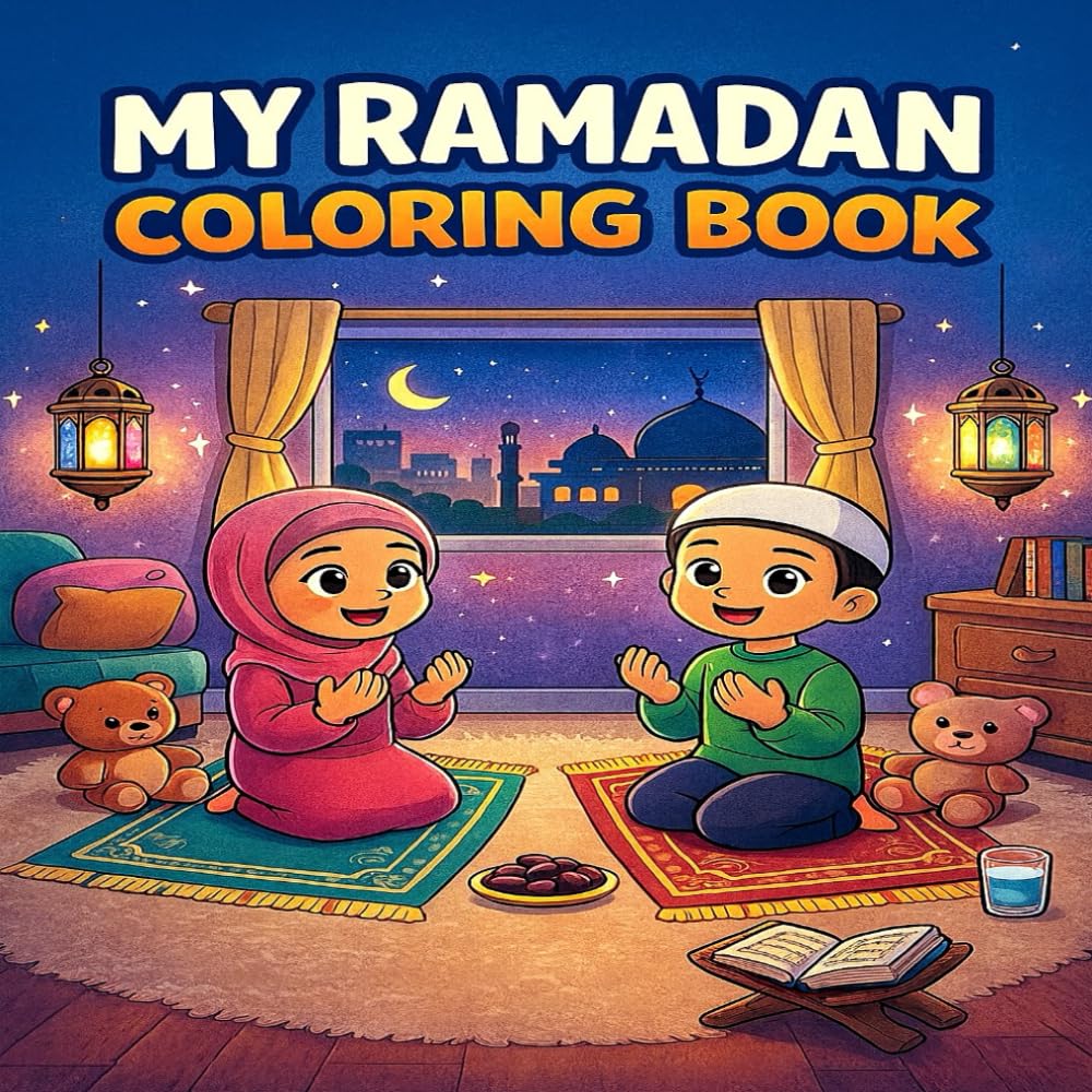 My Ramadan Coloring Book: Mini (Muslim kids coloring books)