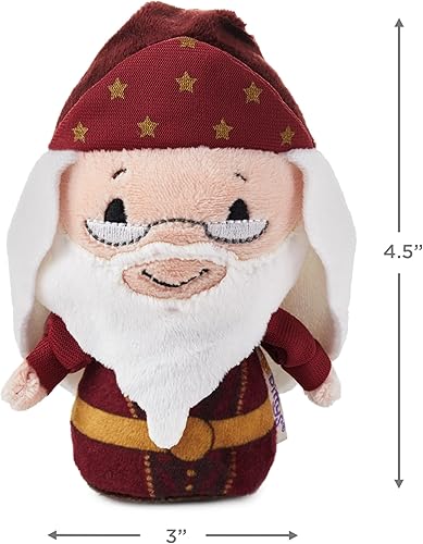 Miniatura 3 de Hallmark itty Bitty - Juguete de peluche de Harry Potter (Albus Dumbledore) de 4.5 pulgadas, mini animal de peluche, relleno de cesta de Pascua