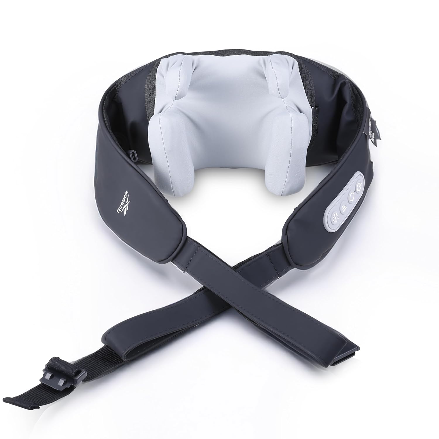 Reebok - Trapezius Kneading Massager, Neck and Shoulder Massager for Targeted Muscle Relief and Relaxation (Black)