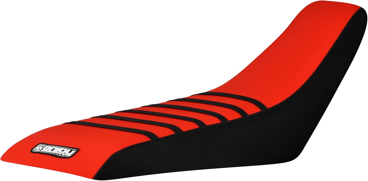 Enjoy Mfg Seat Cover - Compatible with Honda 1999-2007 TRX 400EX TRX 400 EX TRX400 Quad - Black Sides & Rib #203 (Black Sides/Pink top/Black Ribs)