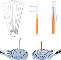 Vista 4 de Limpiador de cabezal de ducha, cepillos de limpieza para cabezal de ducha, boquilla de ducha, púas de eliminación de obstrucciones, cepillos