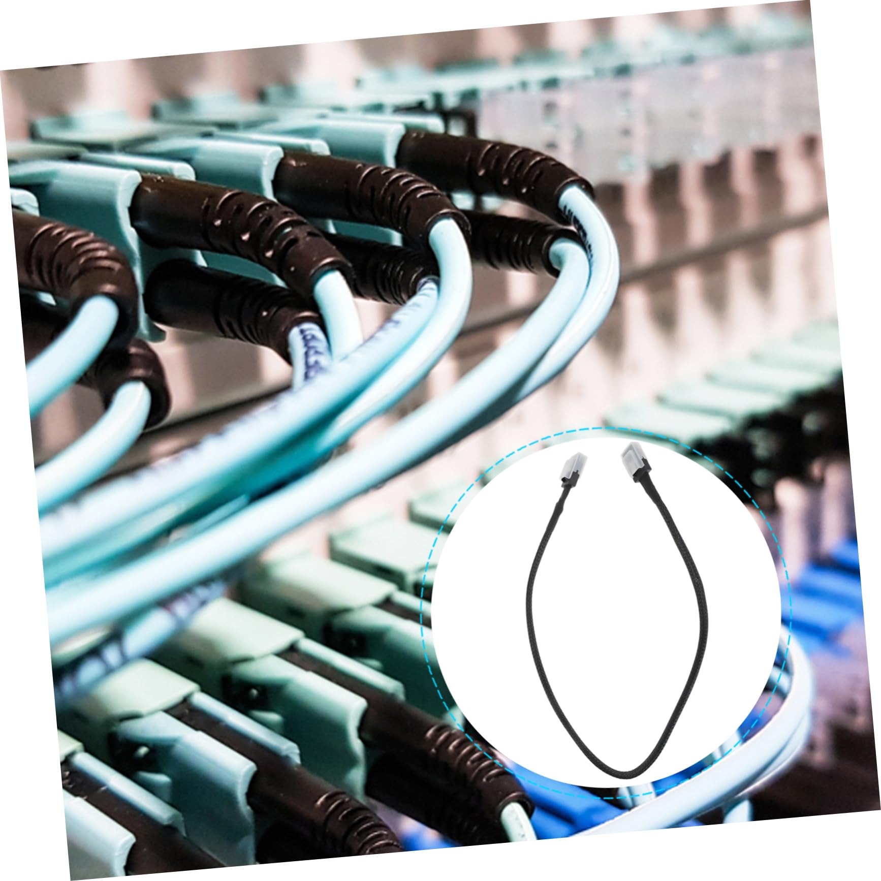 Tofficu 2pcs Mini Mini Cord for Data Storage Systems High-Performance Internal Cable for Servers Easy Installation Compact Design