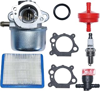 AUMEL Carburetor Set Fit Craftsman Briggs & S Gold 6.25 6.75 HP MRS Push Mower 675 190cc.