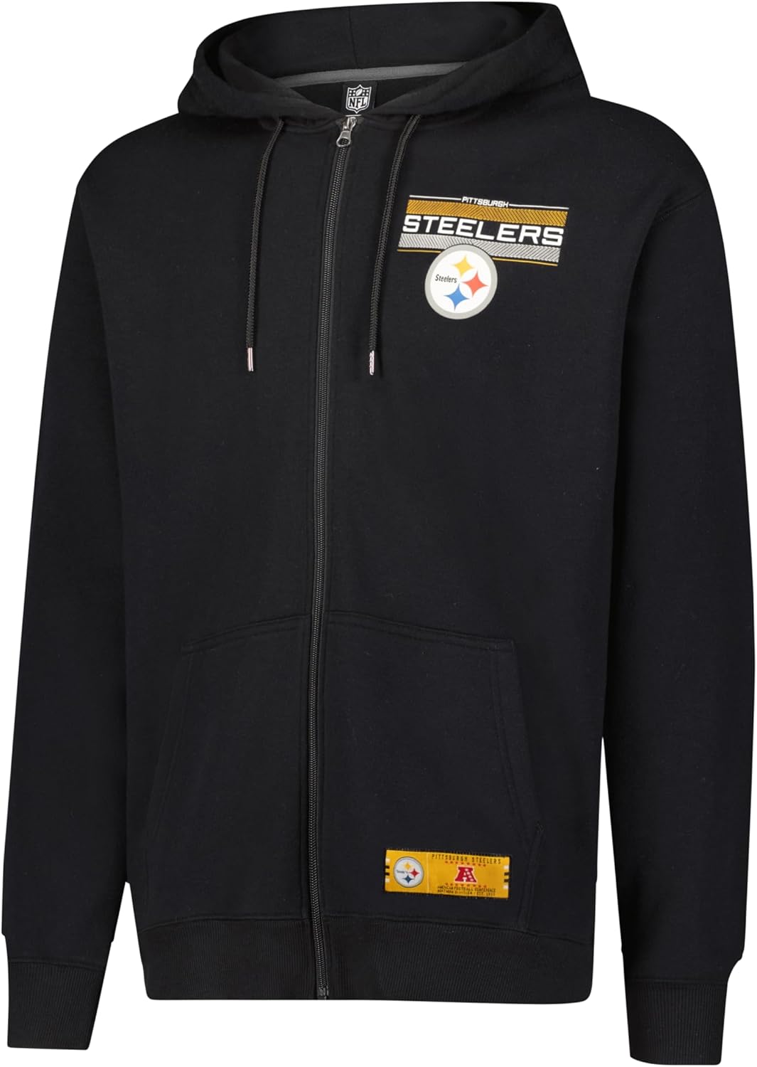 Ultra Game Mens NFL Official Supremely Soft Full Zip Hoodie Jacket