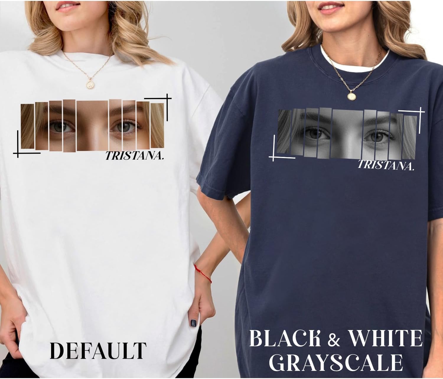 Custom Photo Shirt, Personalized Pictures T-Shirt, Custom Shirt with Face 2 Sided T-Shirts, Dog Photo Shirt, Personal Message - Image 3