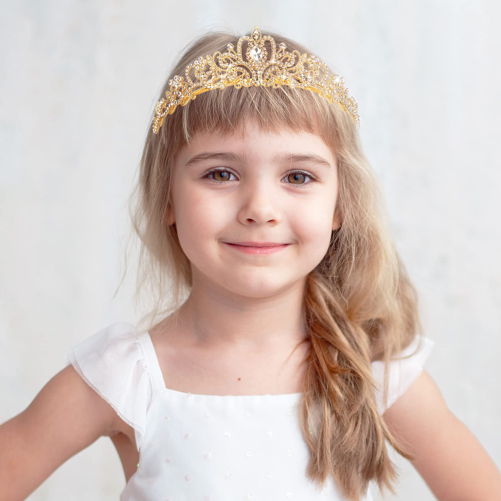 Amazon.com: Tigeen 20 Pcs Crystal Tiara Crowns Princess  display picture 1