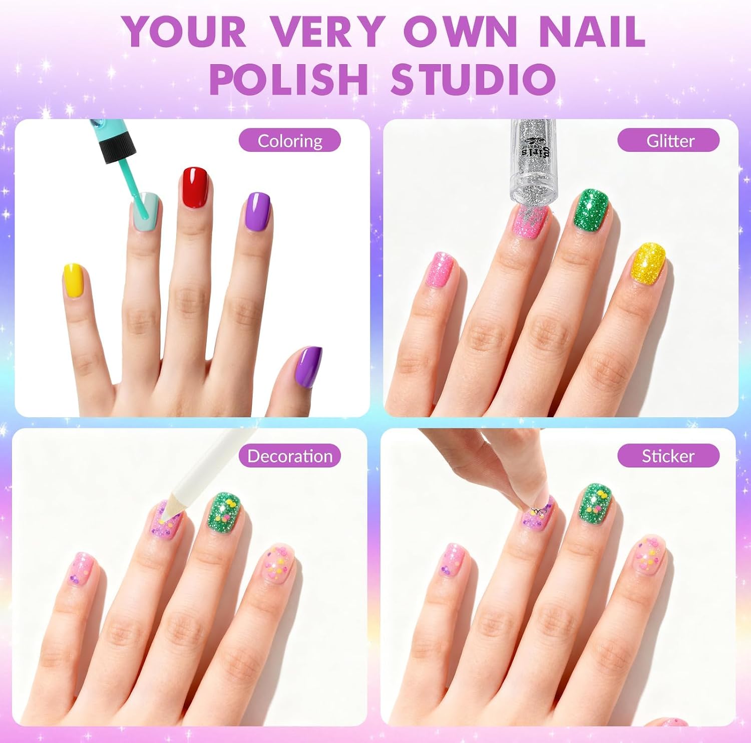 Bliff Nail Art Pens Kids Nail