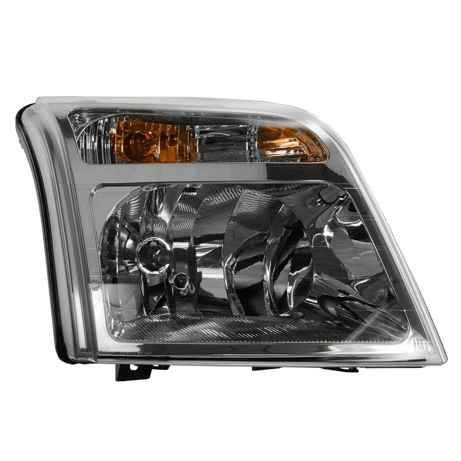TRQ Passenger Side Headlight Assembly Compatible with 2010-2013 Ford Transit Connect FO2503296