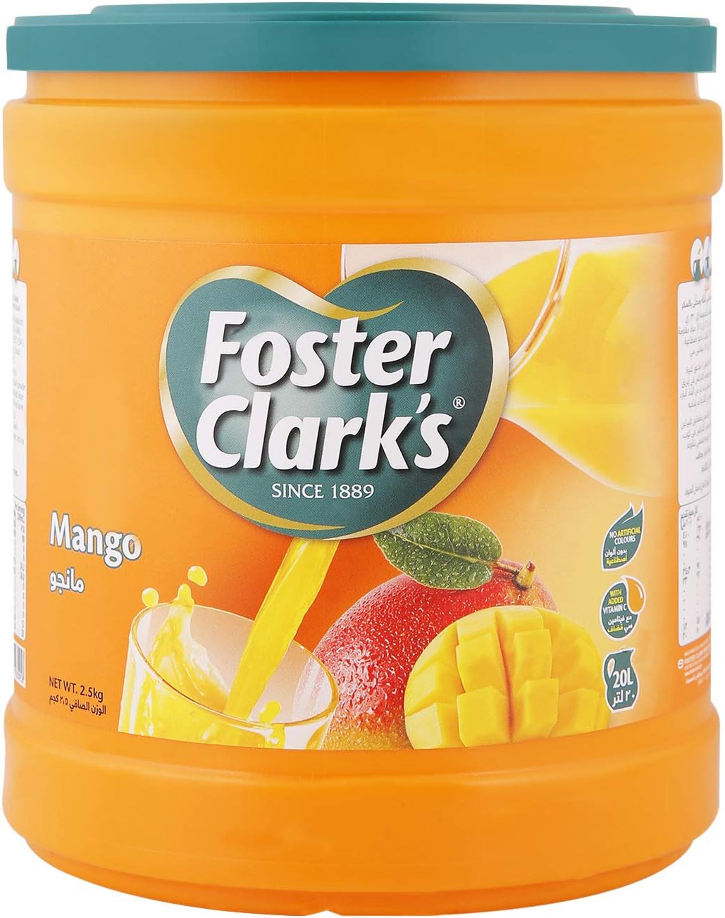 Foster Clarks Mango Instant Drink Powder, 2.5 kg
