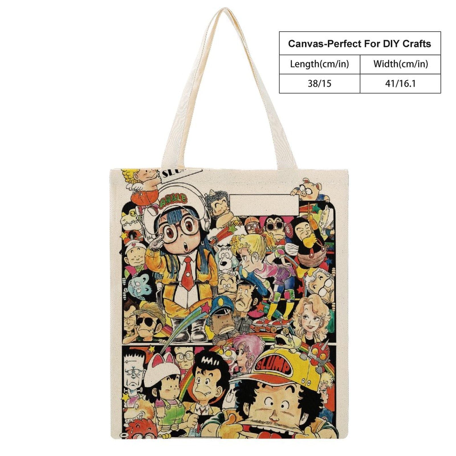 Amazon.co.jp: Dr.スランプ アラレちゃん キャンバス トートバッグ