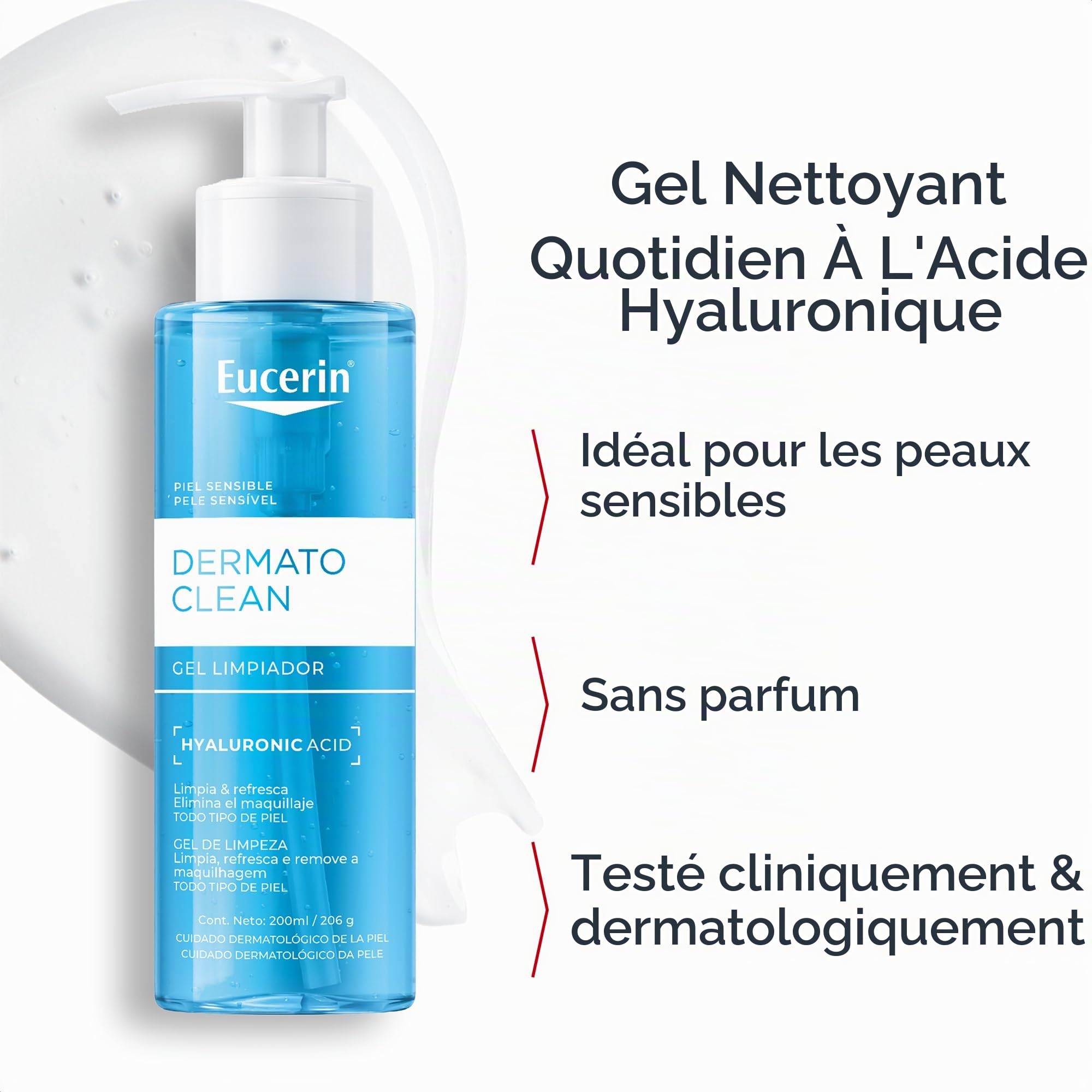 Eucerin Dermatoclean Gel Limp Refr 200Ml