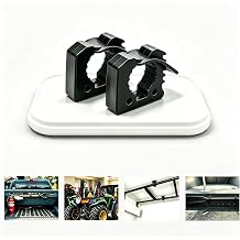 2PCS Anti-Shake Rubber Shovel Holders, with All Installation Accessories