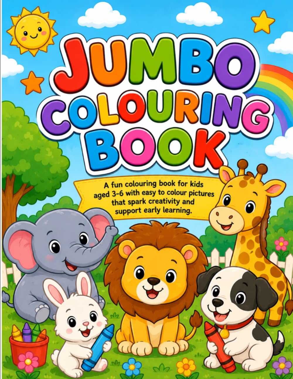 Jumbo colouring book
