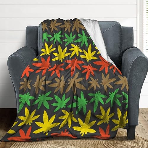 Manta de forro polar suave para hombres y mujeres, cálida y ligera, para fiestas, vacaciones, manta decorativa para sofá, hogar, cama, sofá o