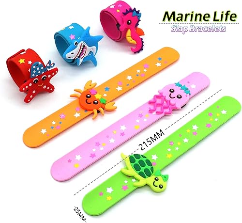 Miniatura 23 de Pulseras de dinosaurio para adolescentes, recuerdos de fiesta, con temática de dinosaurios, bolsas de regalos (paquete de 6) para adolescentes