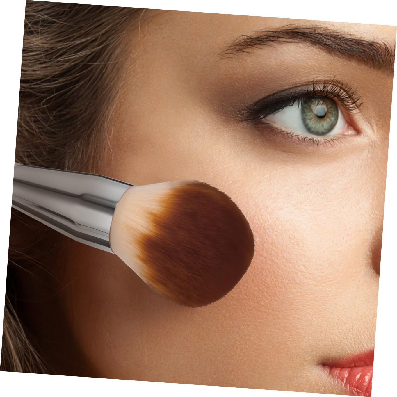 FOMIYES 3 Piezas Brocha De Maquillaje Brocha De Base Rostro Cepillo Correctores Cepillo De Cara De Mezcla Cepillar Brocha Para Polvos Herramienta Mango De Madera Perder Fundación