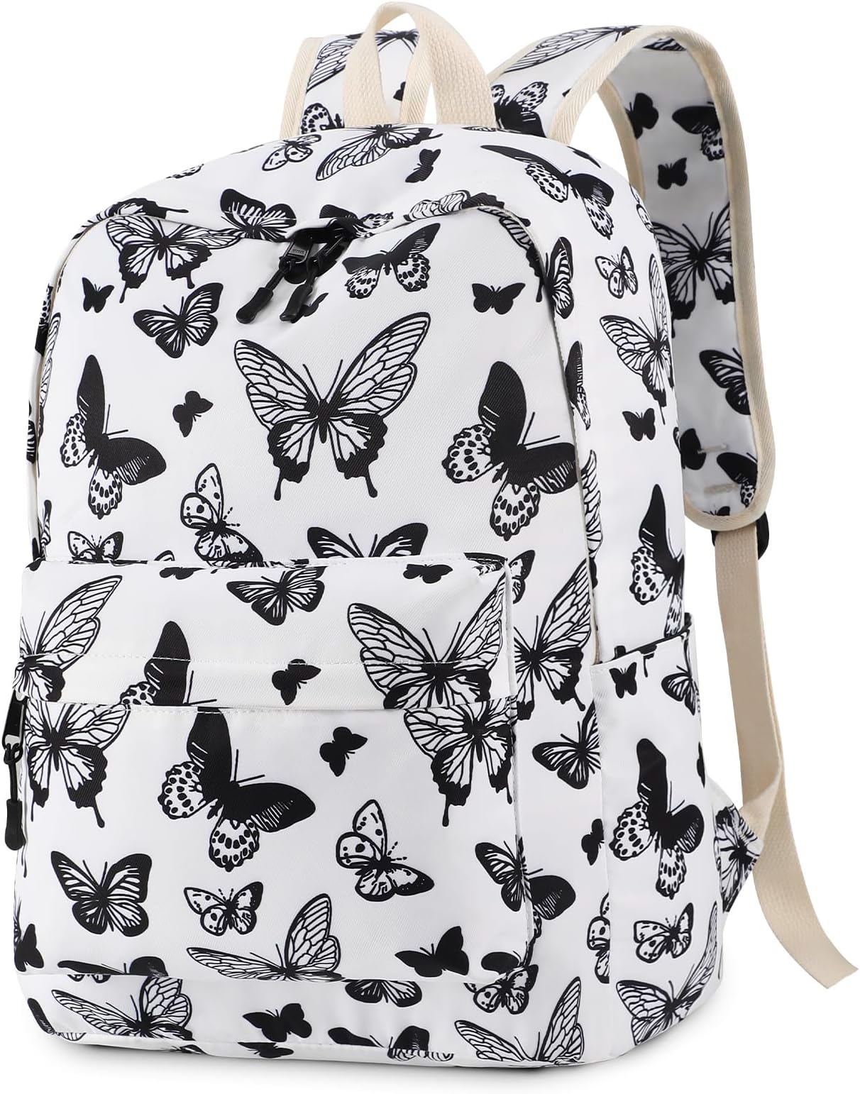 Butterfly Backpack for Girls, Lightweight School Backpack for Teen Girls, Women Laptop Backpacks College Bookbags, Cute Backpack for Elementary Middle High School