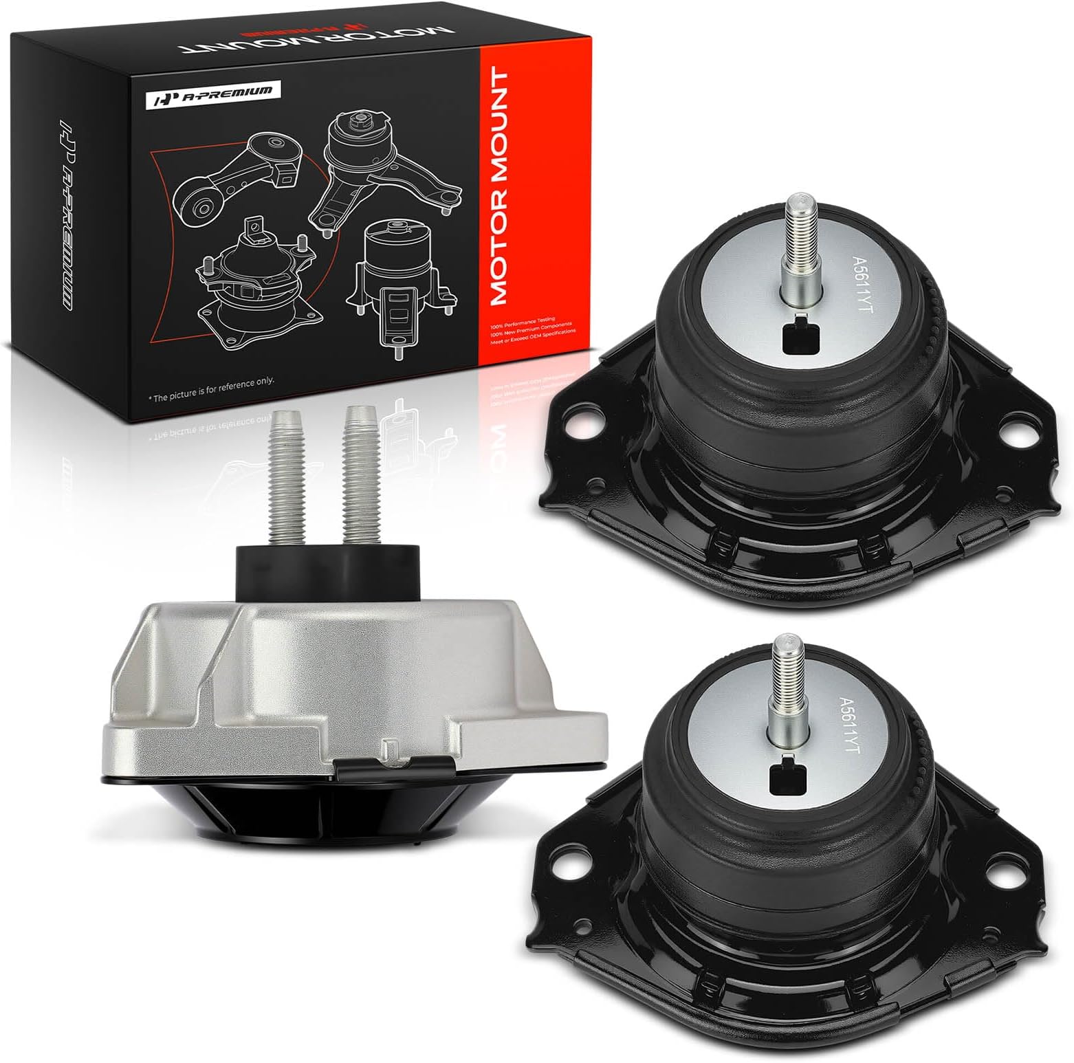 A-Premium Engine and Transmission mount Replacement for Jeep Grand Cherokee 2011-2019 Dodge Durango, 3.6L 5.7L 6.4LL, Set of 3
