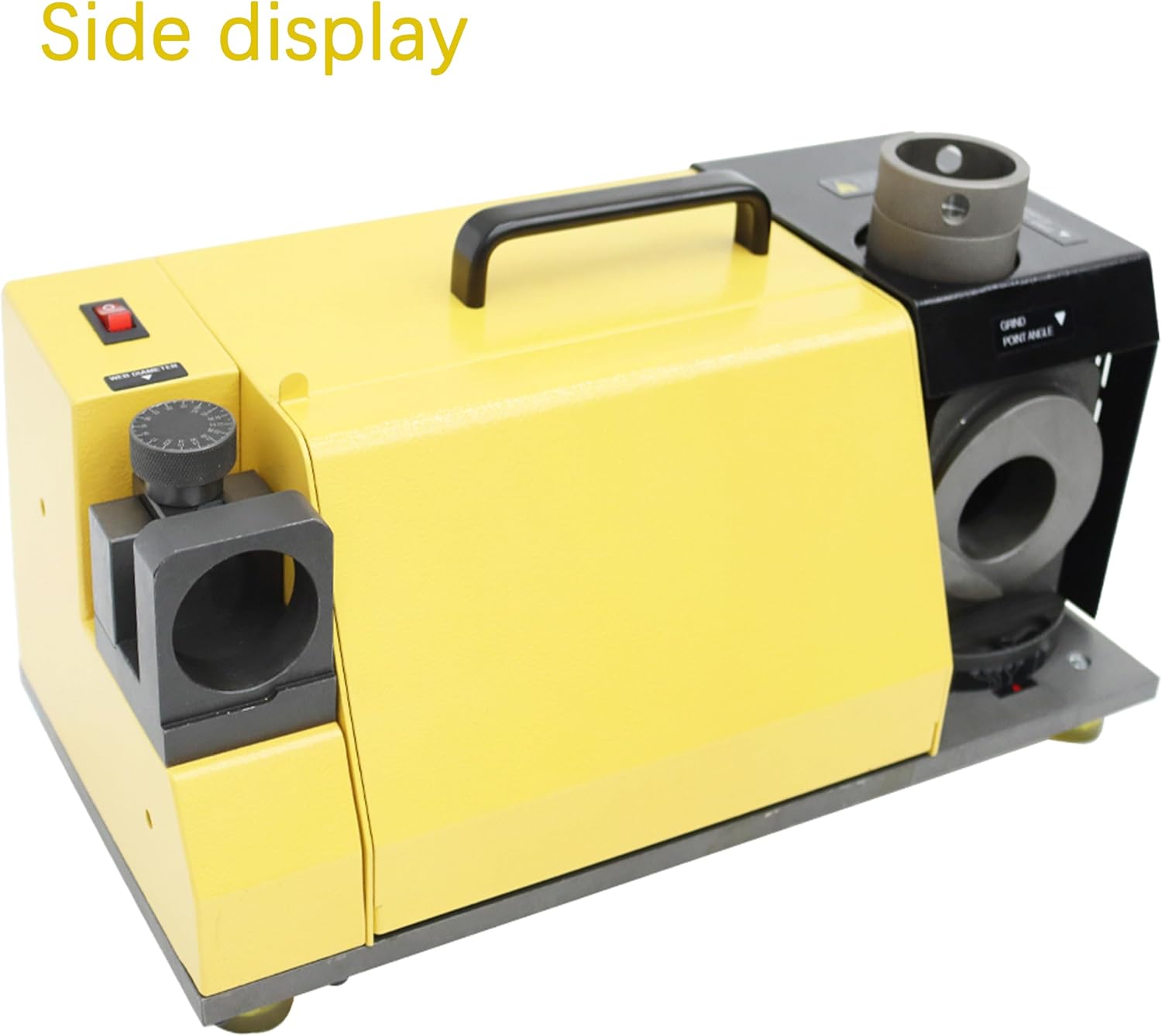 TECHTONGDA Drill Bit Sharpener Grinder Angle Grinding ф13-ф26mm with 14 pcs of Collects Drill Bits 250W