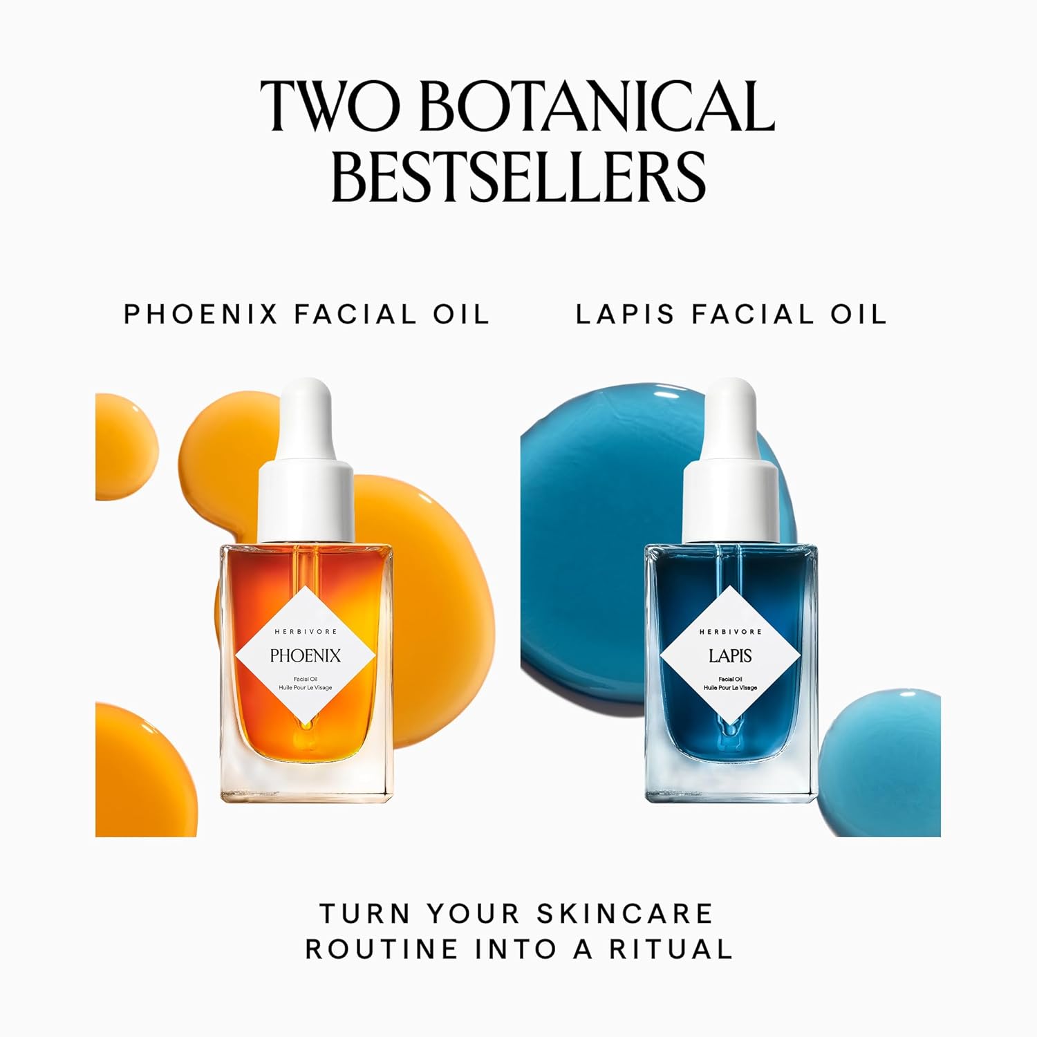 HERBIVORE Balance + Renew Skincare Set |Balancing Facial Oil Regimen Skin Care Bundle Including Lapis and Phoenix - Image 3