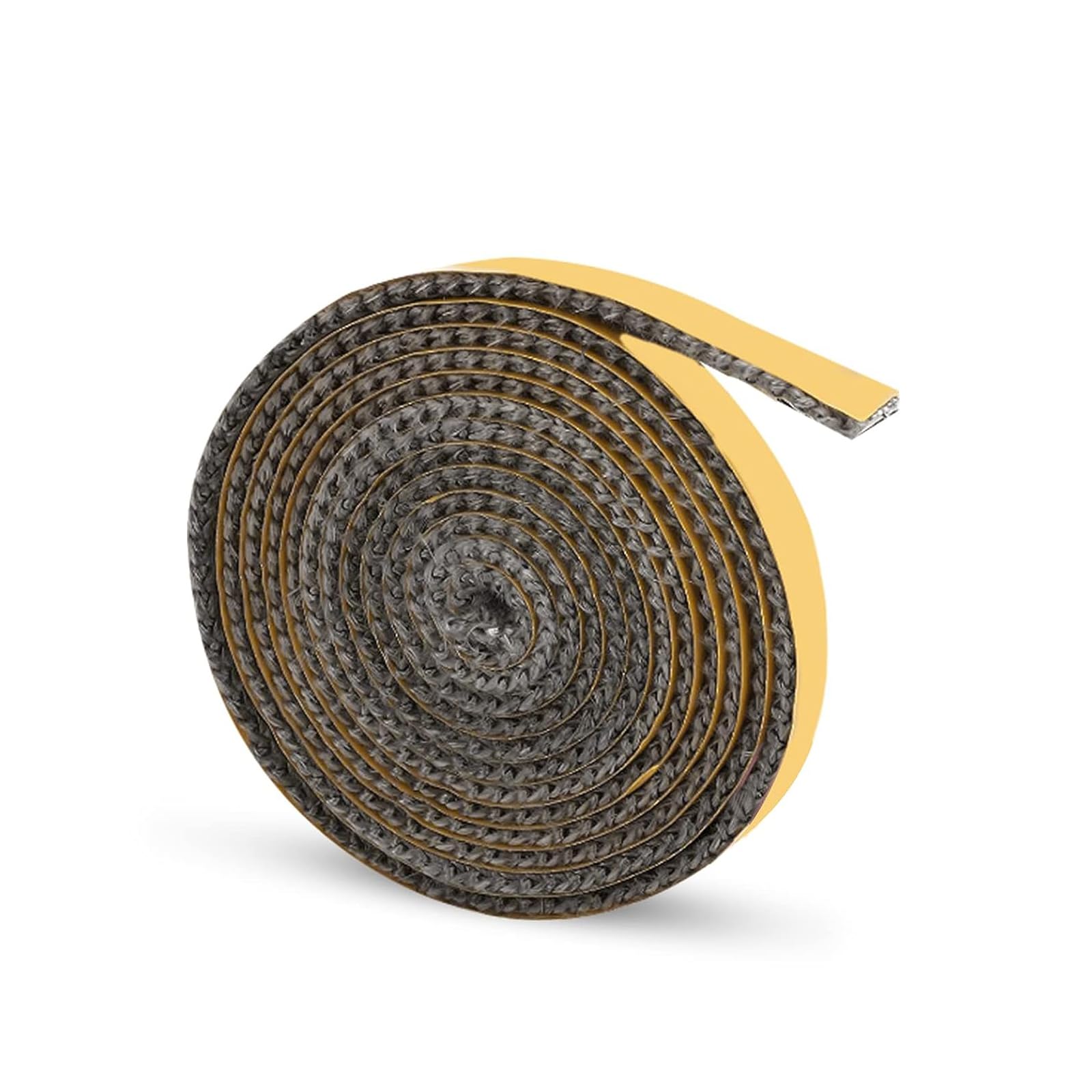Afdichtingskoord van glasvezel, vuurvaste afdichtingstape, kachelafdichtband, vuurvaste haard-afdichtband en kachelpijpafdichting voor kacheldeuren, rookoven, ovenafdichtingskoord (8MMX3M