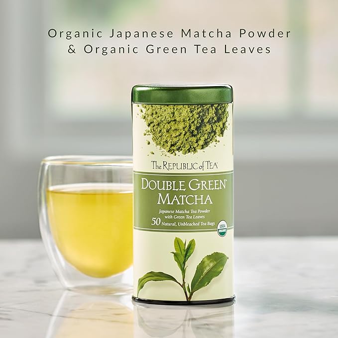 Té Matcha Orgánico Doble Verde, 50 Saquitos miniatura 2