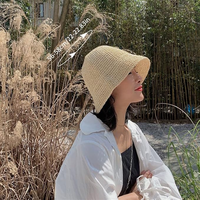 Sombrero de Mujer para Sol de Paja miniatura 3