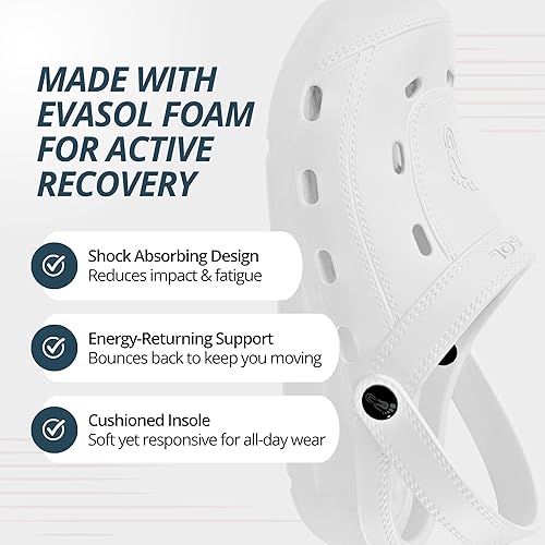 Vista 15 de NUUSOL Zuecos McCall unisex, calzado ligero de espuma EVASOL Cedro verde