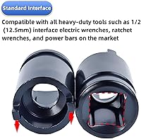 Vista 4 de Juego de llaves eléctricas para amoladora angular, 4 llaves de punta, incluye llave de enchufe para amoladora angular y 2 tuercas de amoladora